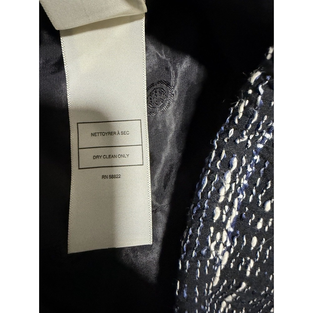 Leon Max Limited Edition Tweed Multi Black Blazer Women's Size 6 - Picture 12 of 13